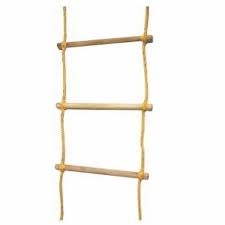 wooden rope ladder